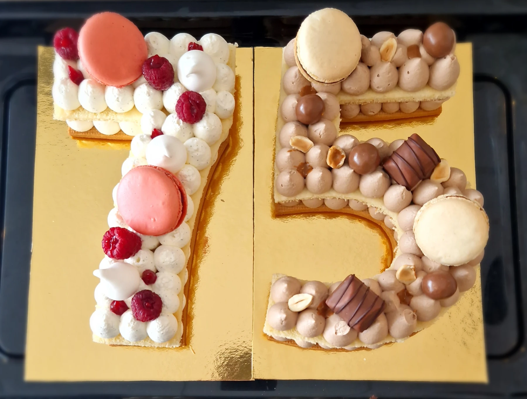 Number cake anniversaire